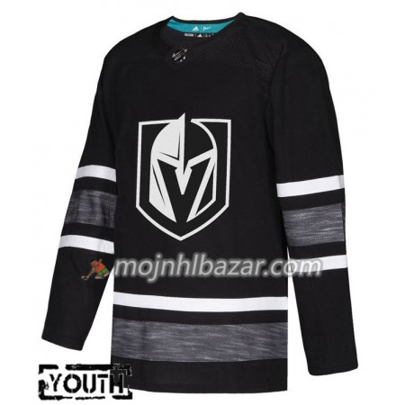 Dresovi Vegas Golden Knights Blank 2019 All-Star Adidas Crna Authentic - Dječji